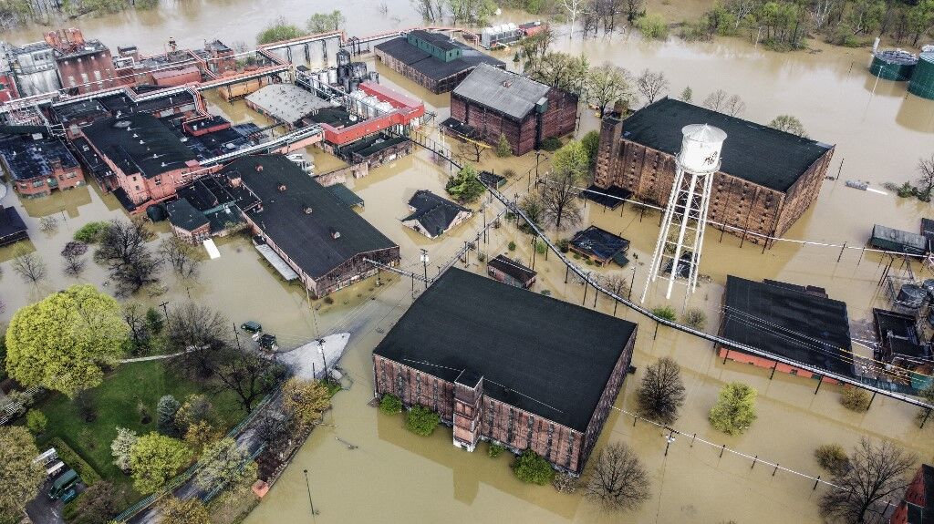 Buffalo Trace Distillery floodwaters Kentucky